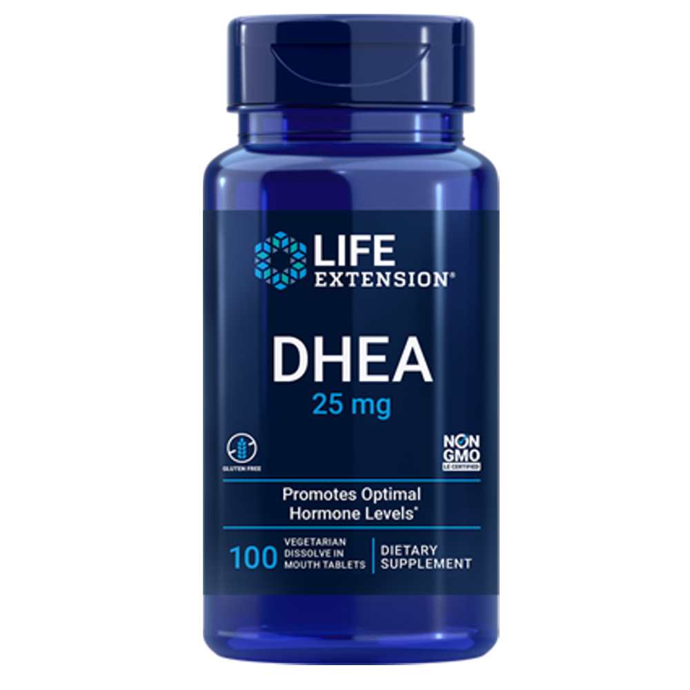 Life Extension Dhea 25 Mg – 100 Dissolve-In-Mouth Tablets