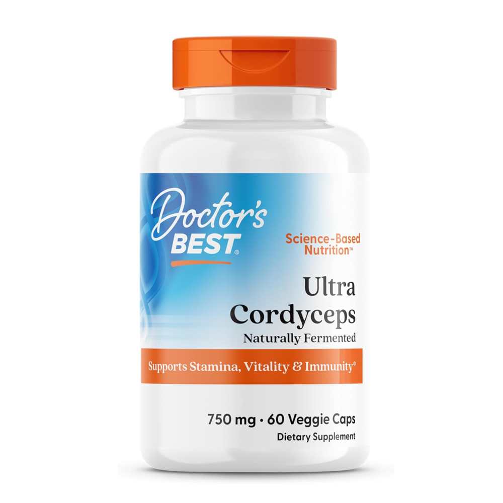 Doctor's Best Ultra Cordyceps 750mg Veggie Caps 60 Count