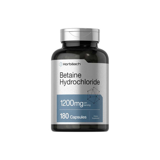 Horbäach Betaine 1200mg per Serving | 180 Capsules