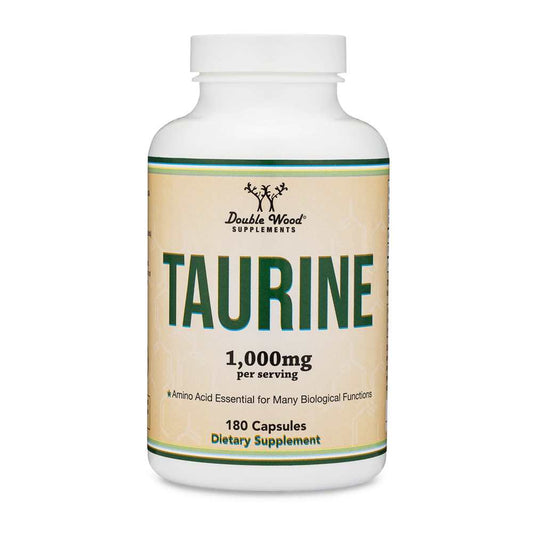 Double Wood Taurine 1000mg – 180 Capsules