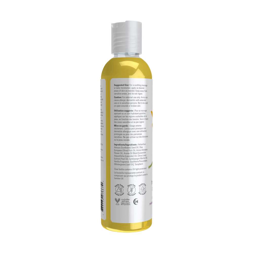 Now Foods Arnica Soothing Massage Oil – Herbal Extract Blend for Joint & Muscle Relief – 237 M L