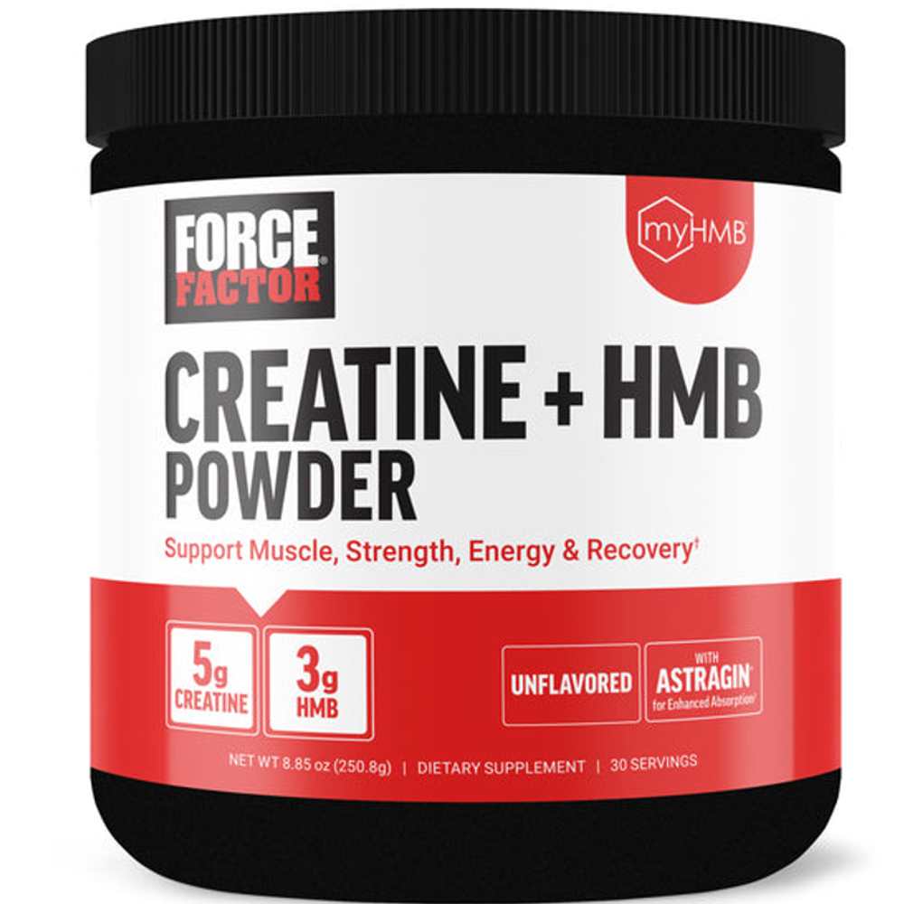 Force Factor Creatine + Hmb – 250.8g (~30 Servings)