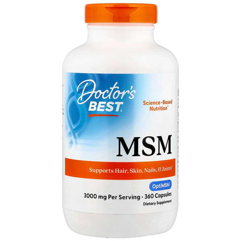 Doctor's Best Msm with Opti Msm, 3000 Mg per Serving, 360 Capsules