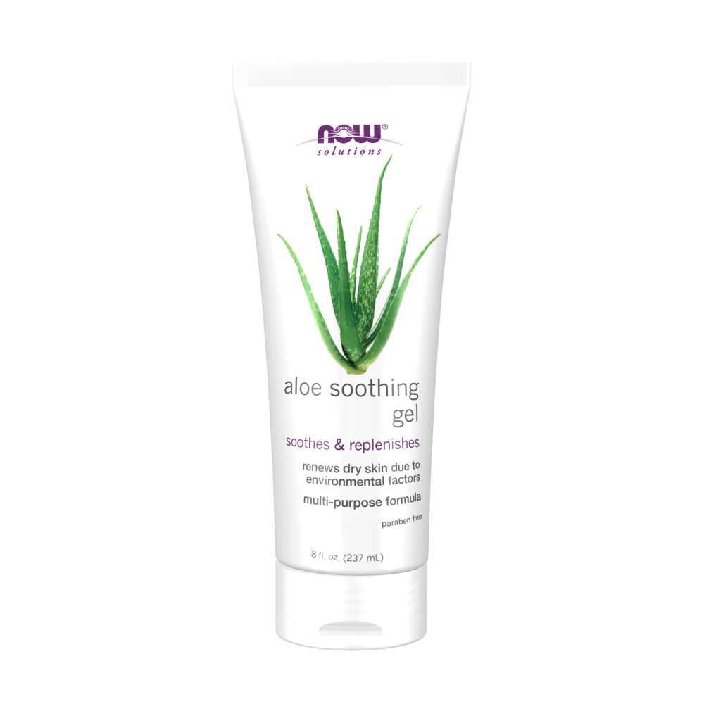 Now Foods Aloe Soothing Gel – 99% Pure Aloe Vera Hydrating Formula – Cooling Skin Gel – 237 M L