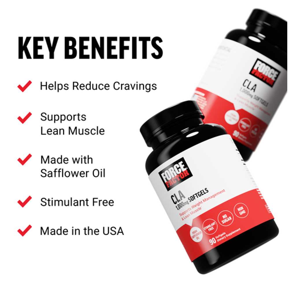 Force Factor Cla – 90 Softgels