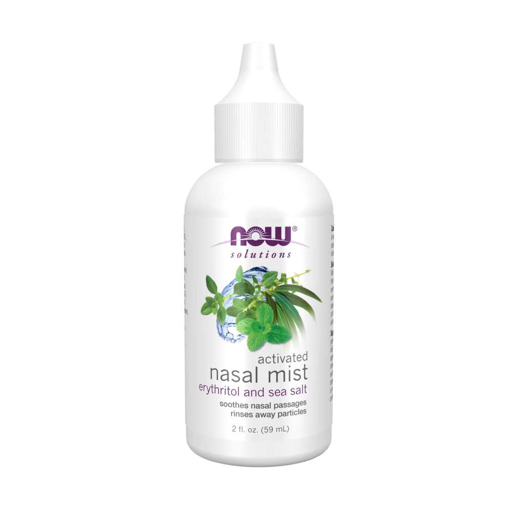 Now Foods Activated Nasal Mist – Erythritol & Sea Salt Soothing Formula – Nasal Spray – 2.1 Oz (59 M L)