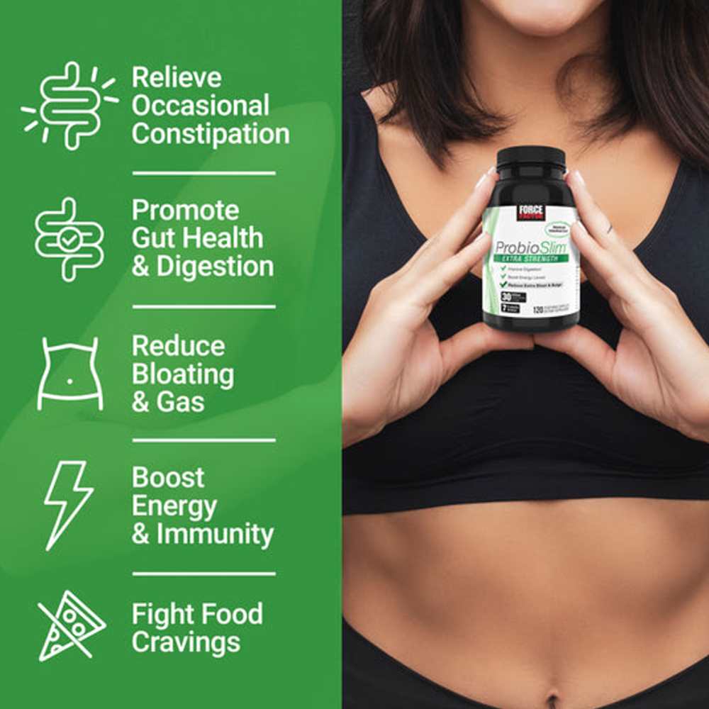 Force Factor Probio Slim Extra Strength – 120 Capsules