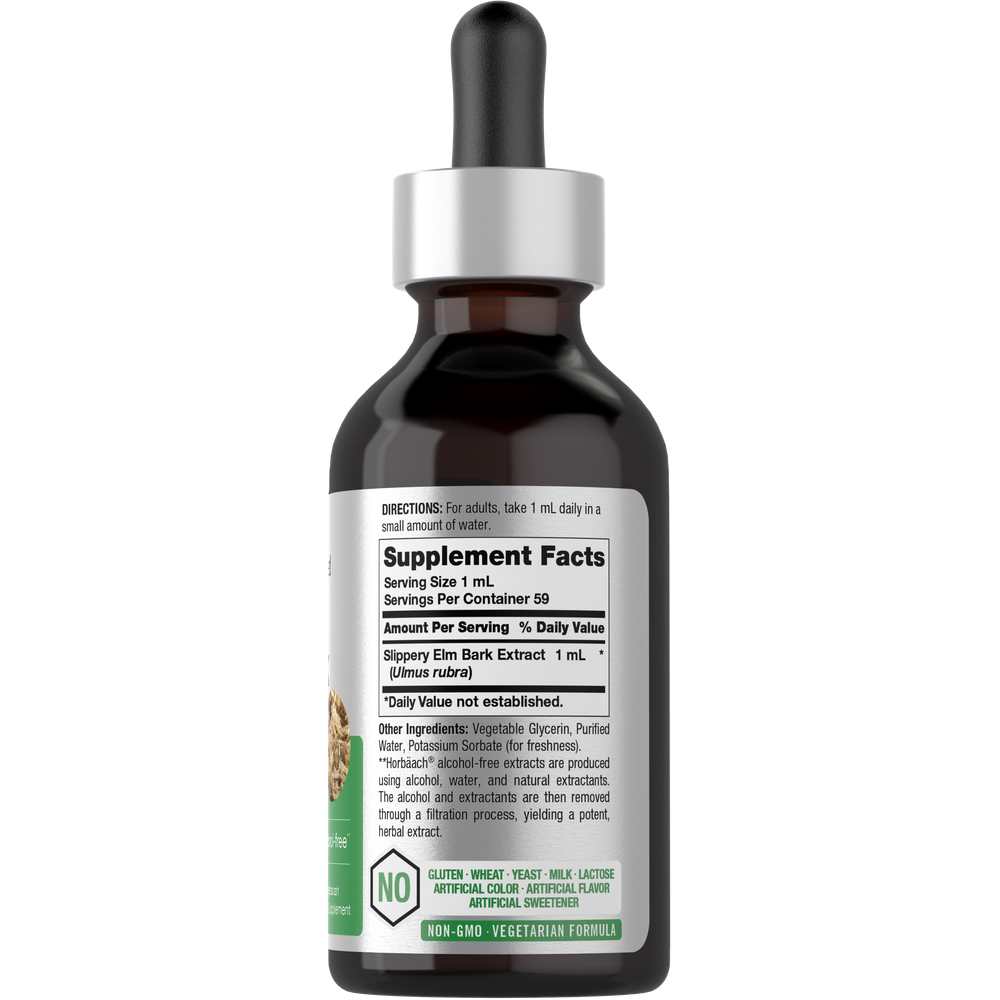 Horbäach Slippery Elm Bark | 2oz Liquid