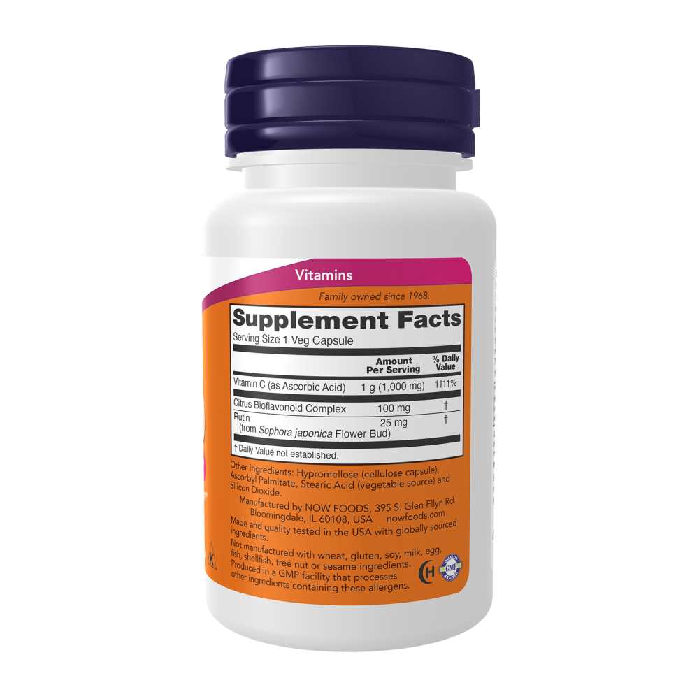 Now Foods C-1000 – Immune & Antioxidant Support with Bioflavonoids – 30 Veg Capsules