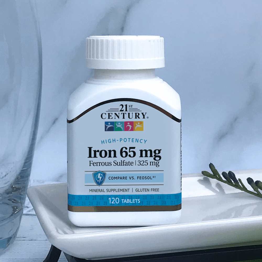 21st Century Iron 65 Mg High-Potency 120 Tabs