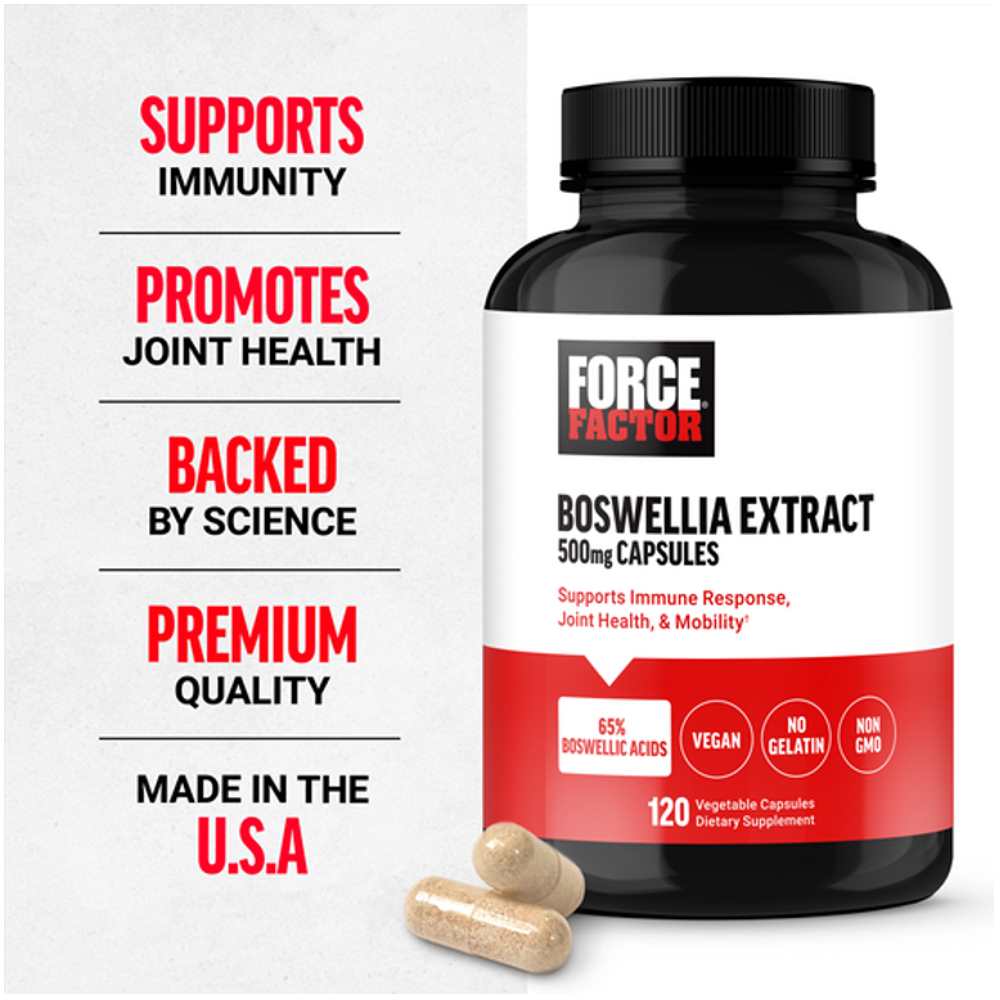 Force Factor Boswellia – 120 Capsules