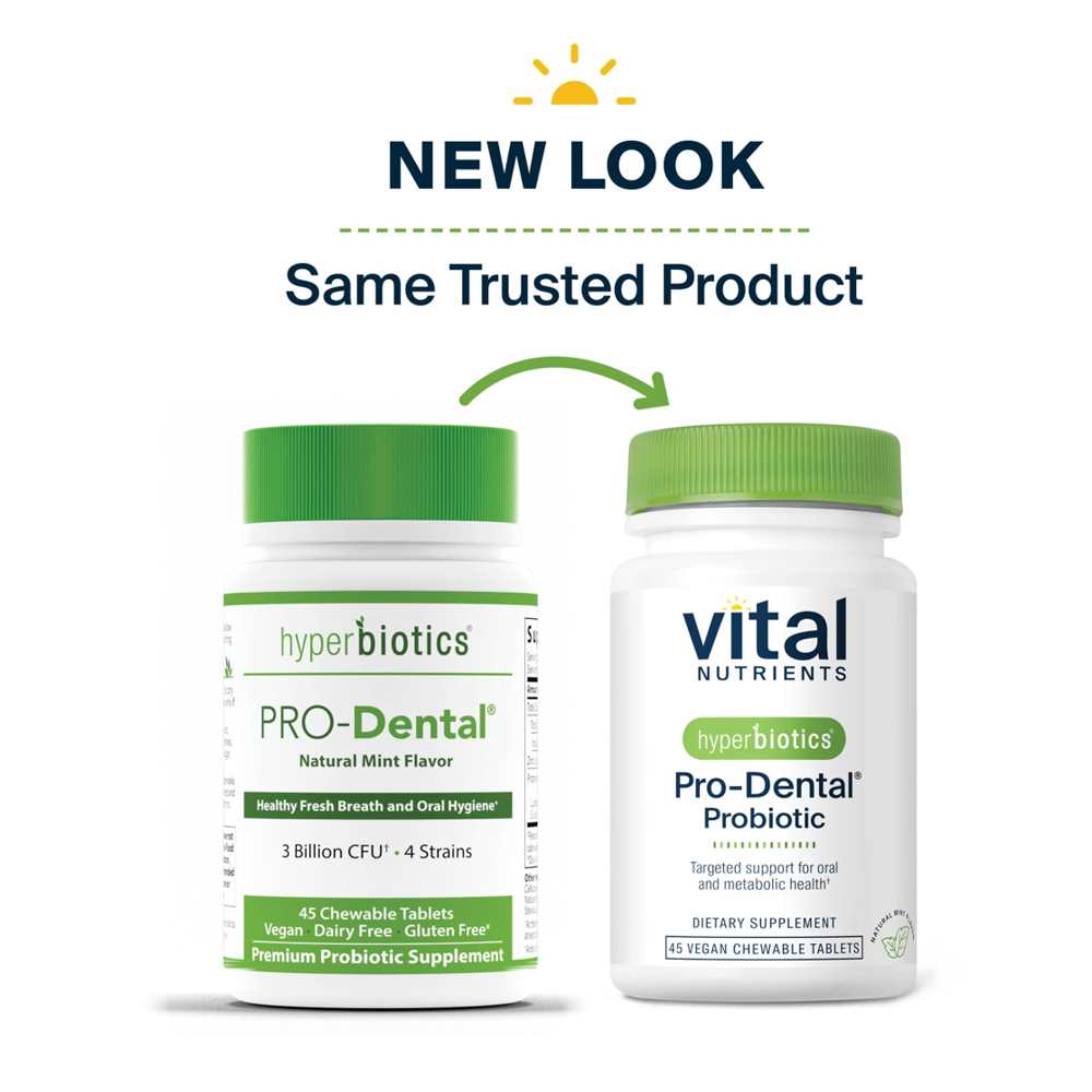 Vital Nutrients Hyperbiotics Pro-Dental® Probiotic 45 Tabs