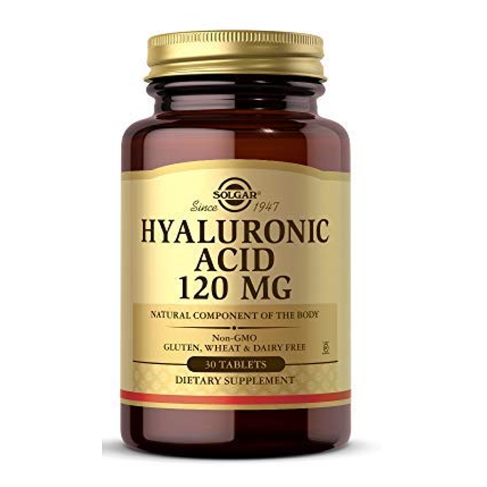 Hyaluronic Acid 120MG Tablets By Solgar - Natural Component Of Body | 30 Tablets