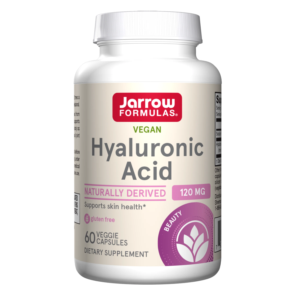 Jarrow Formulas Hyaluronic Acid 120MG - Supports Skin & Joint Health - 60 Veggie Capsules