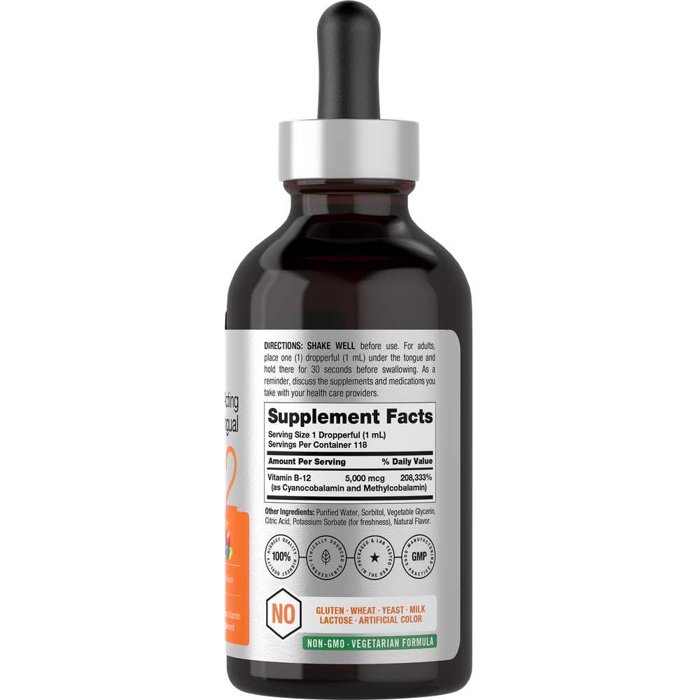 Horbäach Vitamin B-12 5000mcg | 4oz