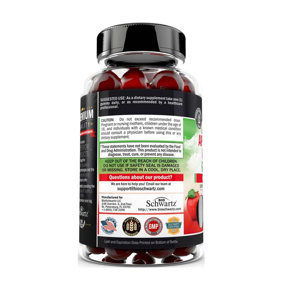 Bio Schwartz Apple Cider Vinegar – 90 Gummies