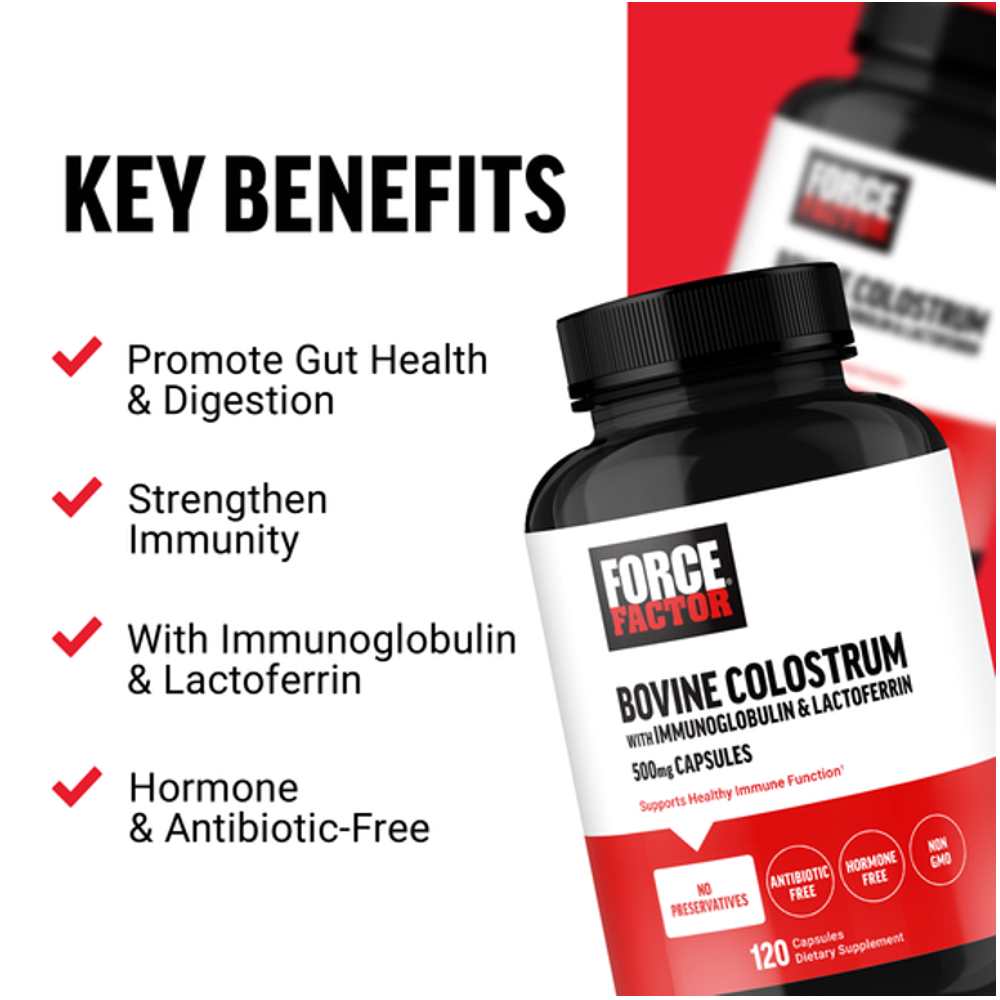 Force Factor Bovine Colostrum – 120 Capsules