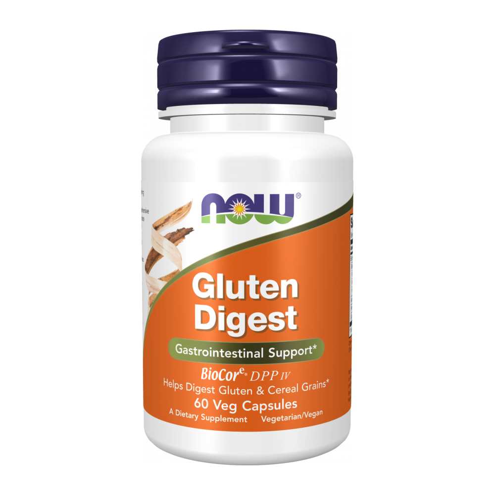 Now Foods Gluten Digest – Supports Gluten & Cereal Grain Breakdown – 60 Vegetarian Capsules