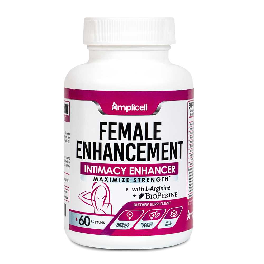 Amplicell Female Enhancement – Intimacy & Strength Booster – 60 Capsules