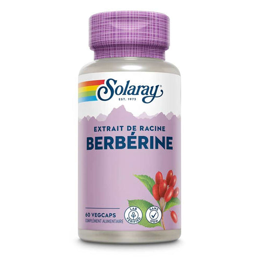 Solaray Berberine Root Extract – 60 Veg Caps