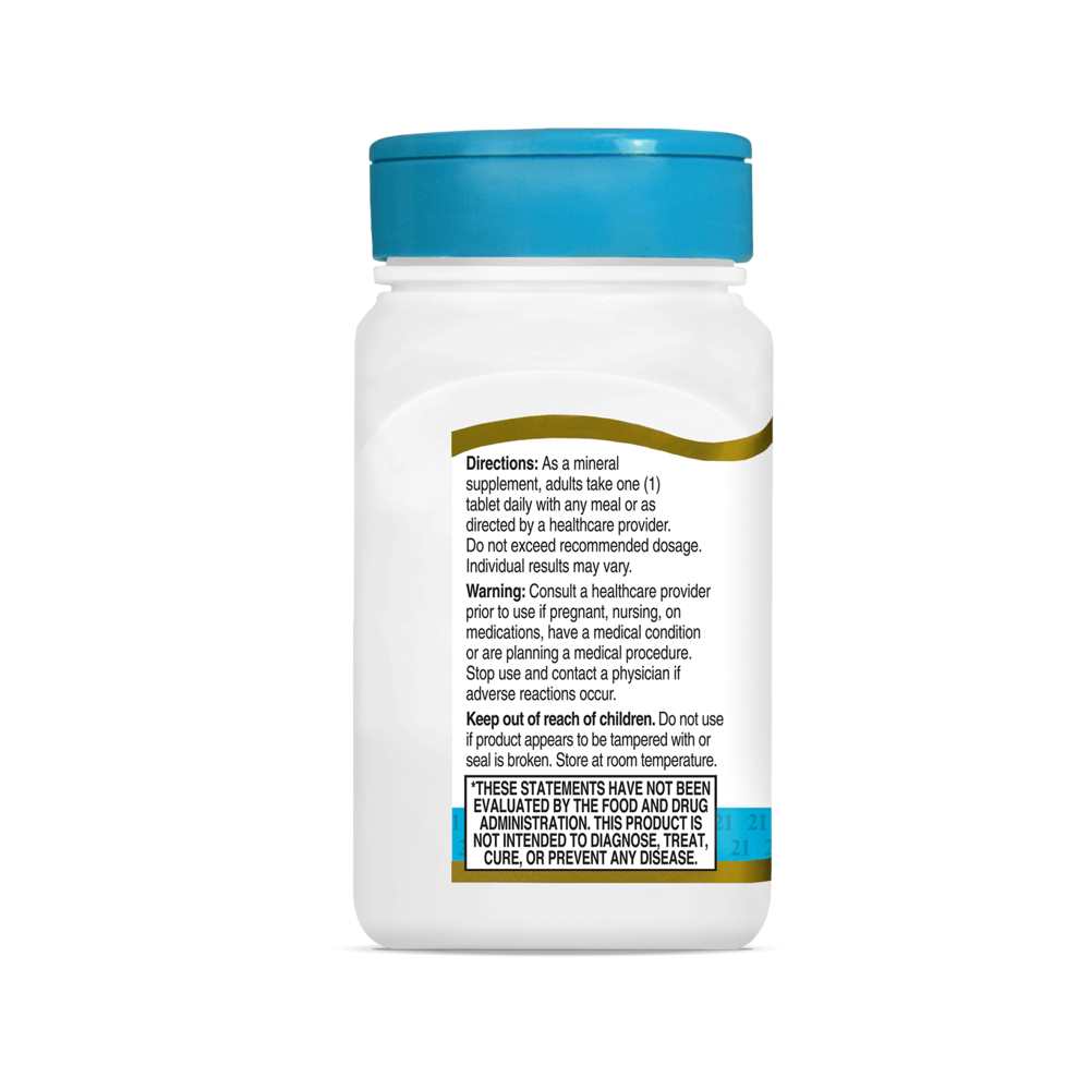 21st Century Zinc 50 Mg Chelated 110 Tabs