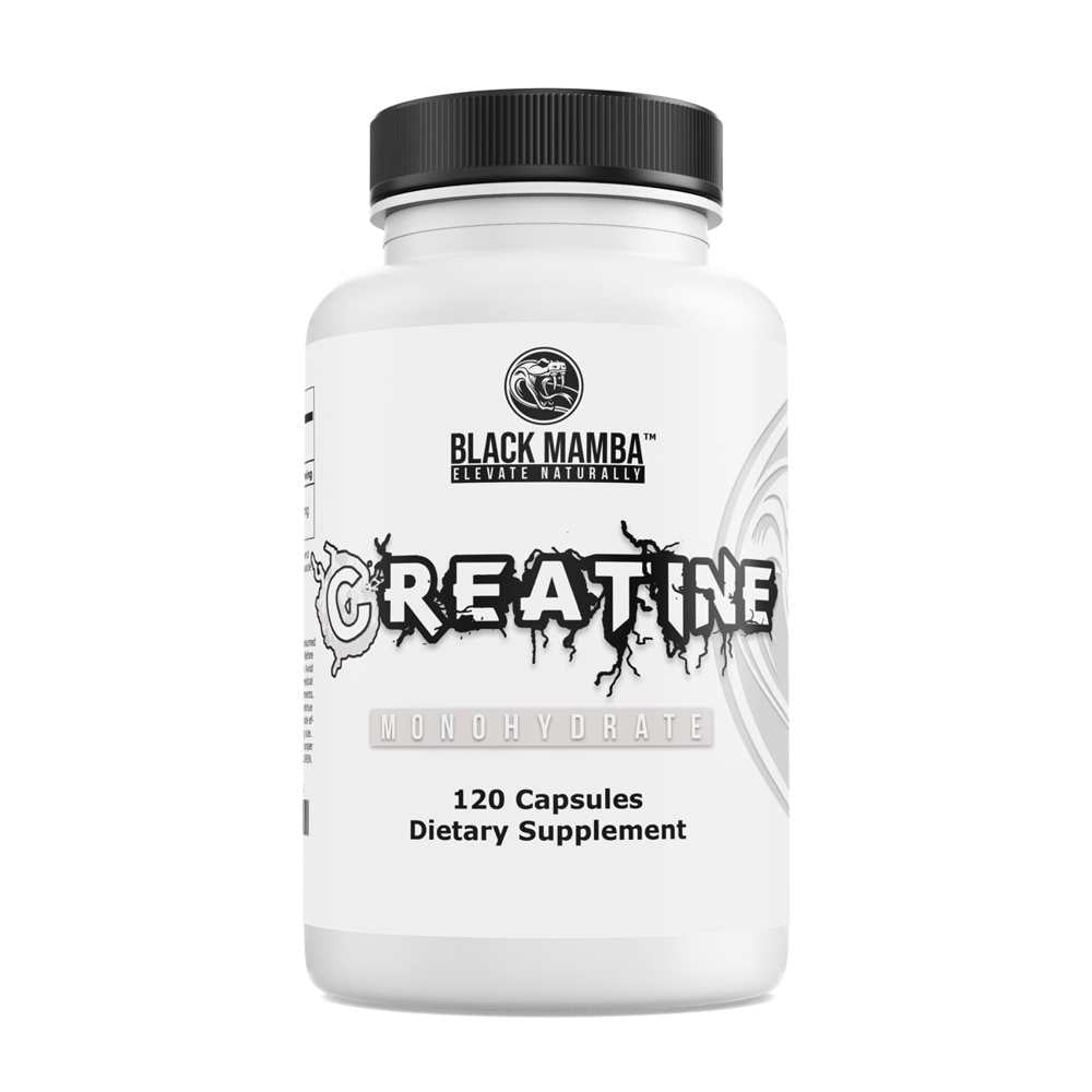 Black Mamba Creatine Monohydrate 120 Capsules