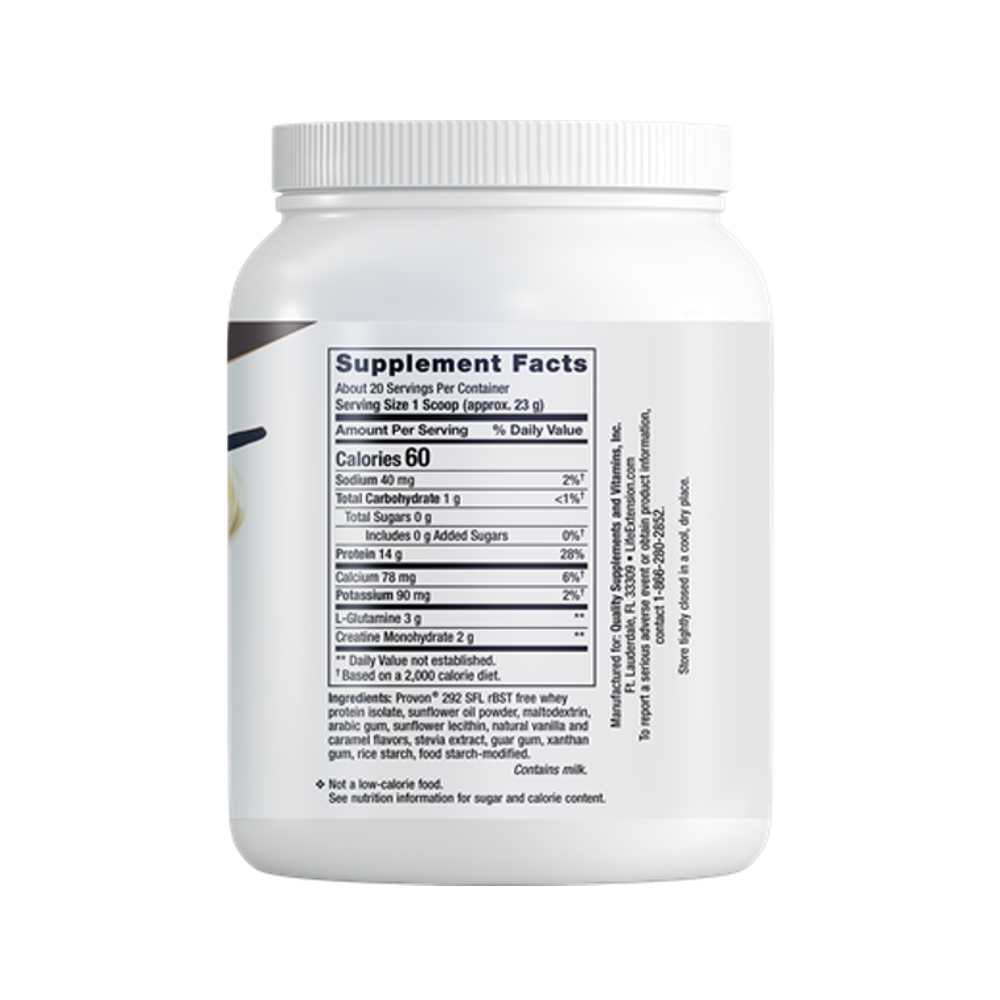 Life Extension Wellness Code® Advanced Whey Protein Isolate (vanilla) 454 Grams