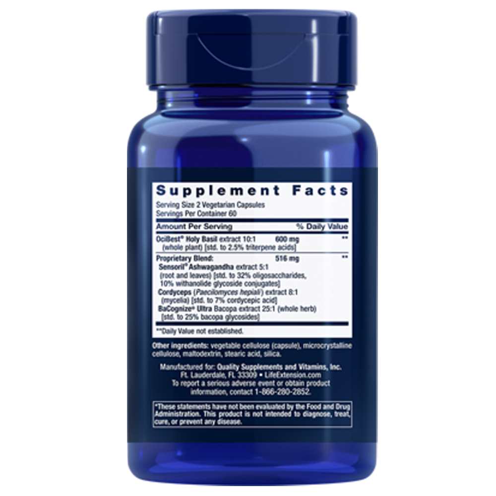 Life Extension Adrenal Energy Formula – 120 Vegetarian Capsules