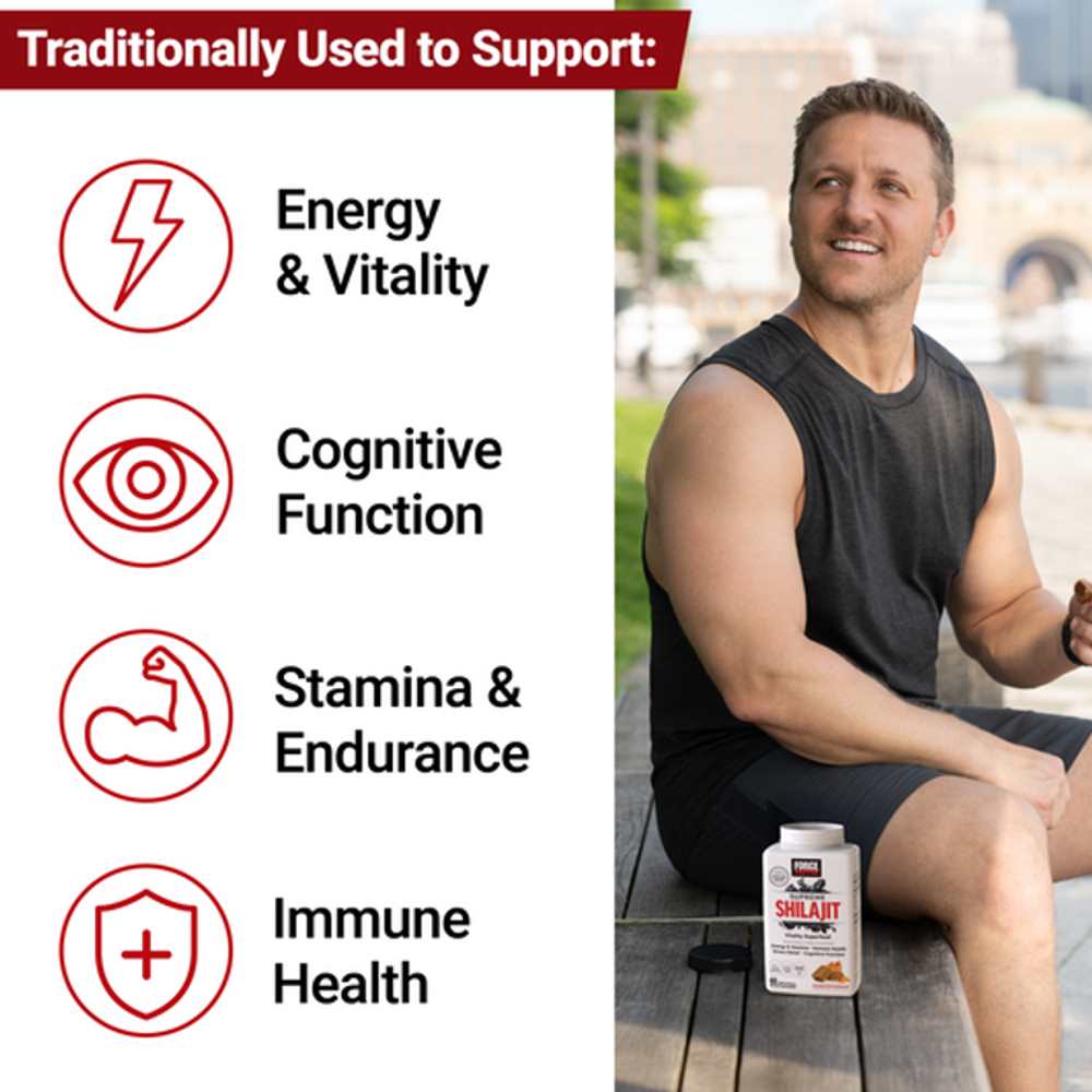 Force Factor Supreme Shilajit – 60 Soft Chews