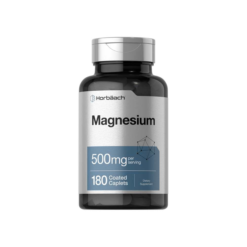 Horbäach Magnesium 500mg per Serving | 180 Caplets