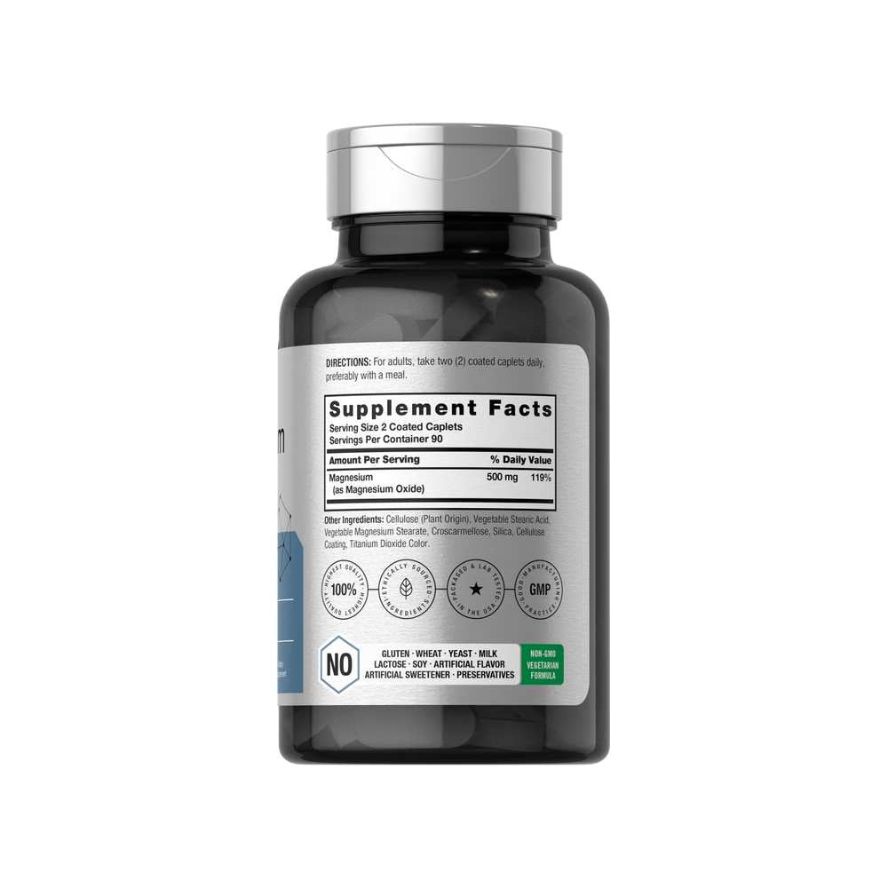Horbäach Magnesium 500mg per Serving | 180 Caplets