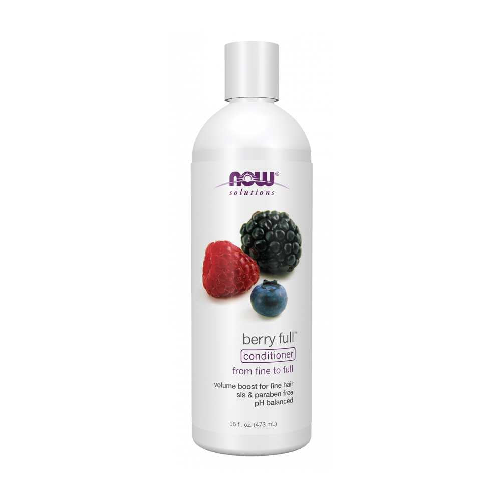 Now Foods Berry Full™ Conditioner – Biotin & Panthenol Thickening Formula – Volumizing Hair Conditioner – 473 M L
