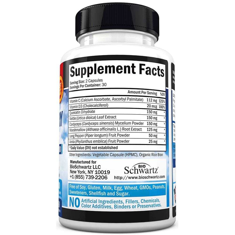 Bio Schwartz Respiratory & Immune – 60 Capsules