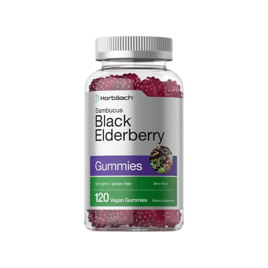 Horbäach Black Elderberry | 120 Gummies