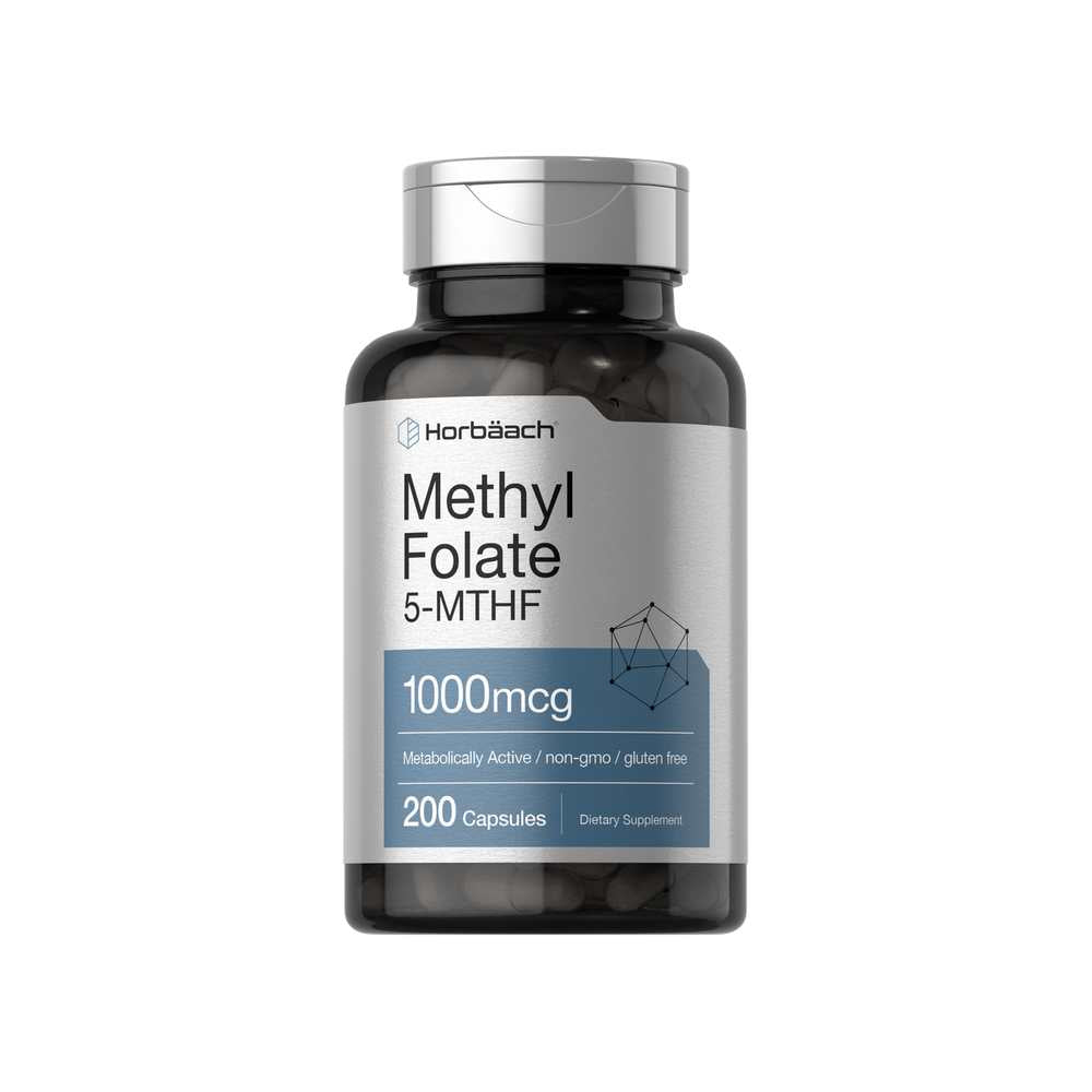 Horbäach Methyl Folate 1000mcg | 200 Capsules
