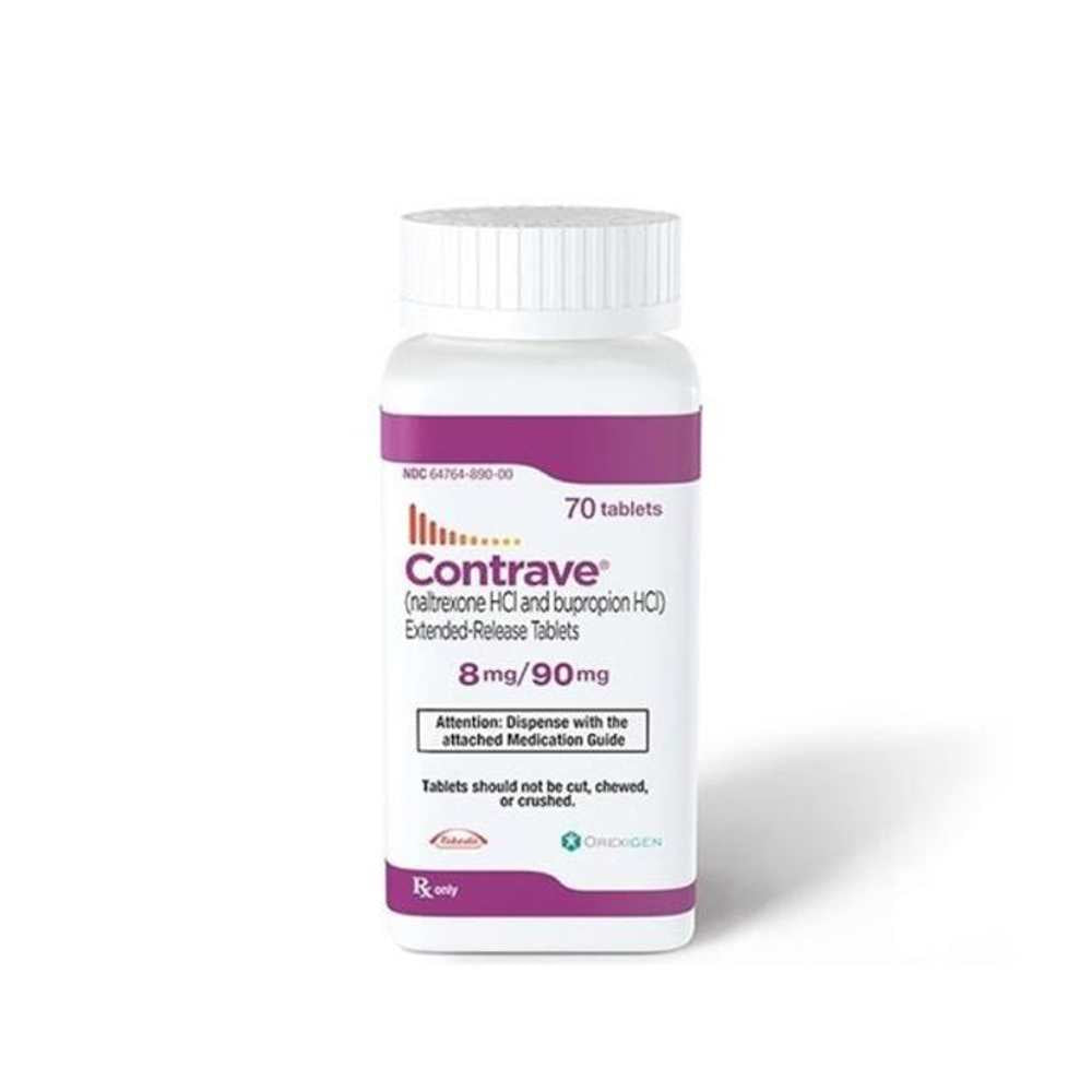 RX Contrave Naltrexone HCl and Bupropion 70 Tablets