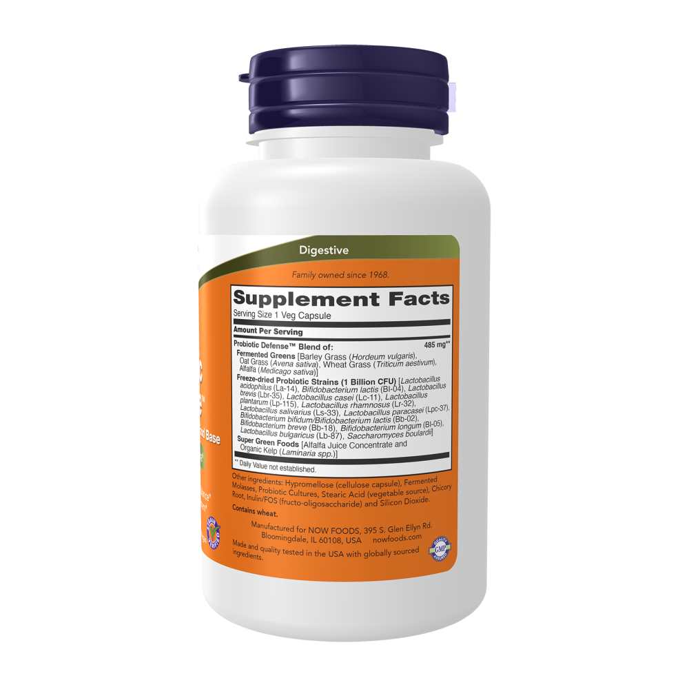 Now Foods Probiotic Defense – Whole Food Probiotic Blend – 90 Veg Capsules