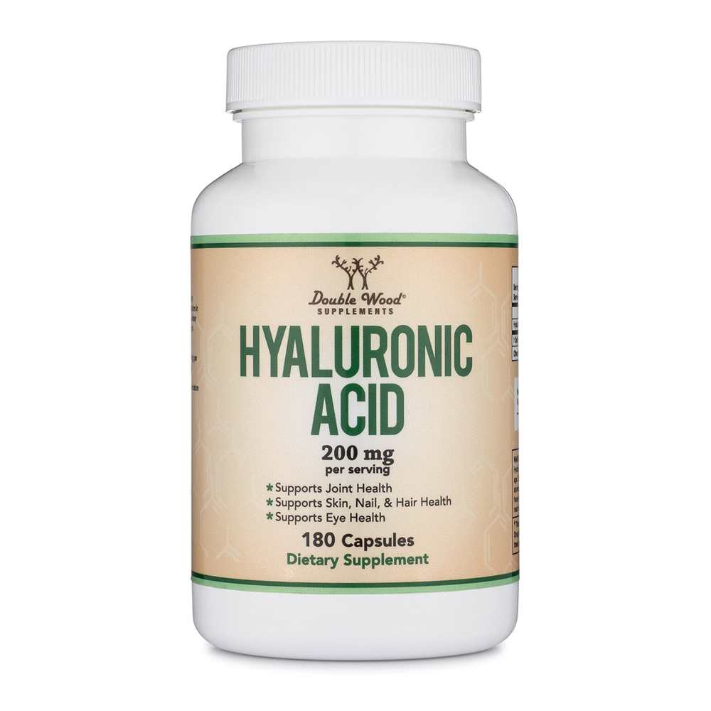 Double Wood Hyaluronic Acid 200mg – 180 Capsules