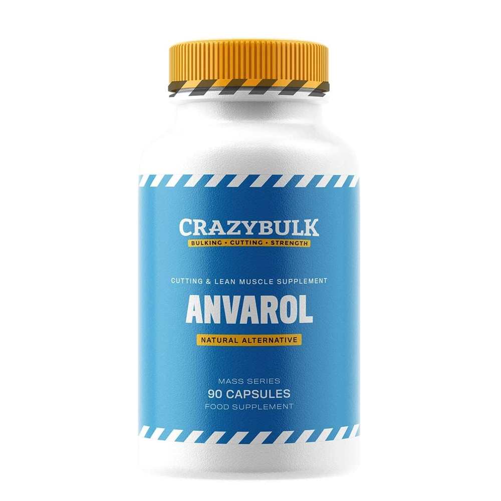 CrazyBulk Anvarol – Mass Series – Cutting & Lean Muscle Supplement – 90 Capsules