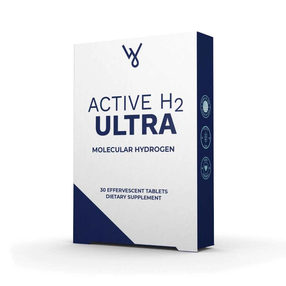 Active H2 Ultra by Water and Wellness – Molecular Hydrogen Tablets | 30 Count | Effervescent Antioxidant Support