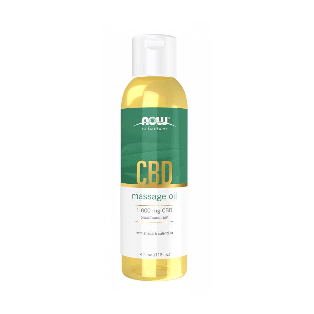 Now Foods Cbd Massage Oil – Broad-Spectrum Hemp Extract with Soothing Botanicals – Relaxing Body Oil – 118 M L