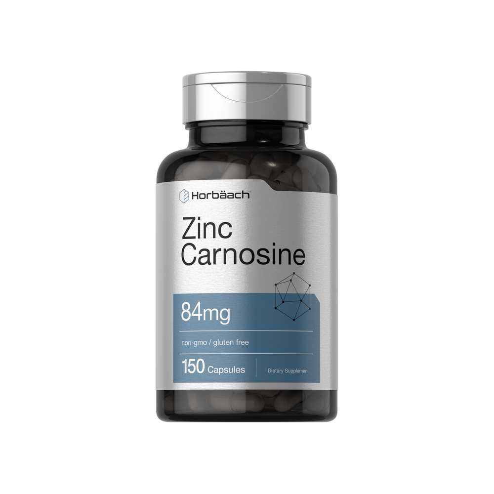 Horbäach Zinc Carnosine 84mg | 150 Capsules