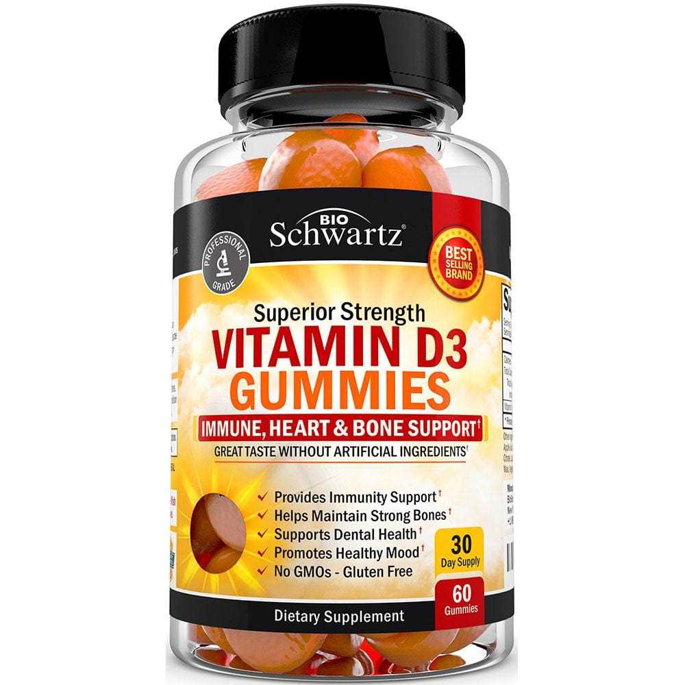 Bio Schwartz Vitamin D3 – 60 Gummies