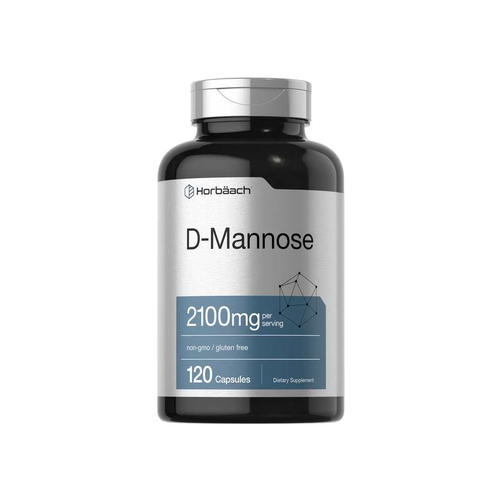 Horbäach D-Mannose 2100mg per Serving | 120 Capsules
