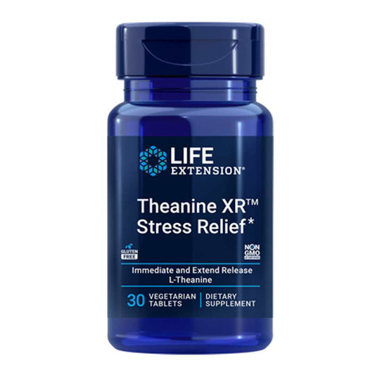 Life Extension Theanine Xr™ Stress Relief 30 Vegetarian Tablets