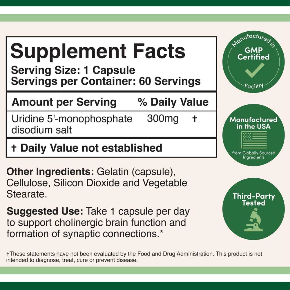 Double Wood Uridine 300mg – 60 Capsules