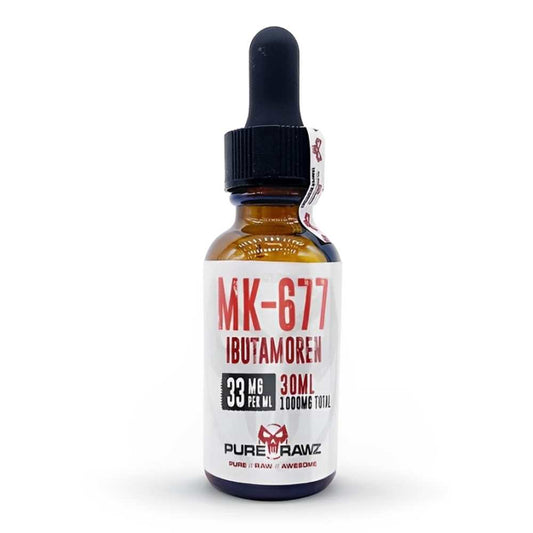 Pure Rawz Mk-677 Ibutamoren β Ultra-Pure Growth Support (30ml, 33mg/ml)