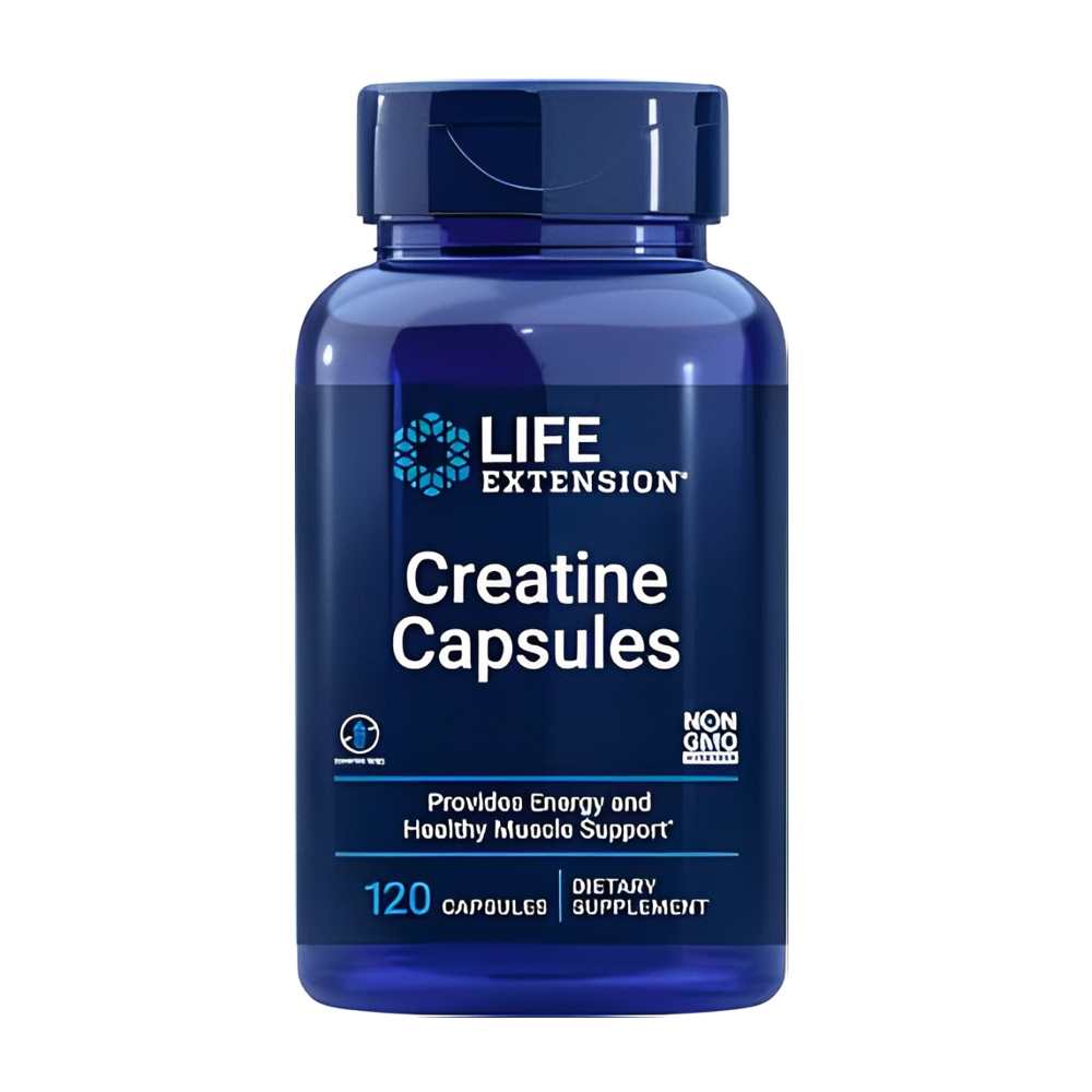 Life Extension Creatine Capsules – 120 Capsules
