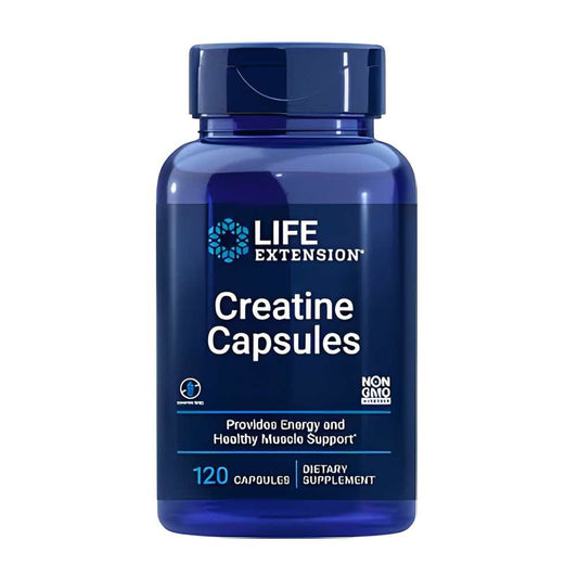 Life Extension Creatine Capsules – 120 Capsules