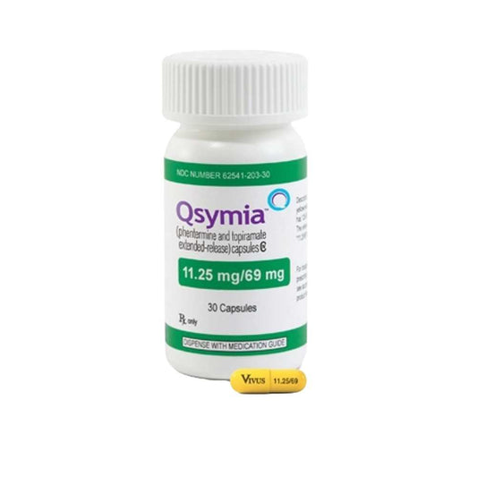 Qsymia 11.25 mg/69 mg Weight Loss Capsules – Phentermine & Topiramate Formula